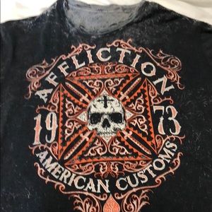 Men’s Affliction Shirt-Reversible